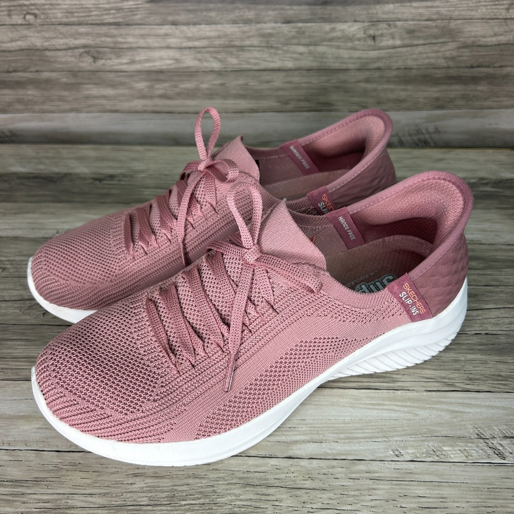 Skechers Women Sneakers Mauve Slip-ins Ultra Flex 3.0 Smooth Step Size 8.5 - Picture 2 of 11